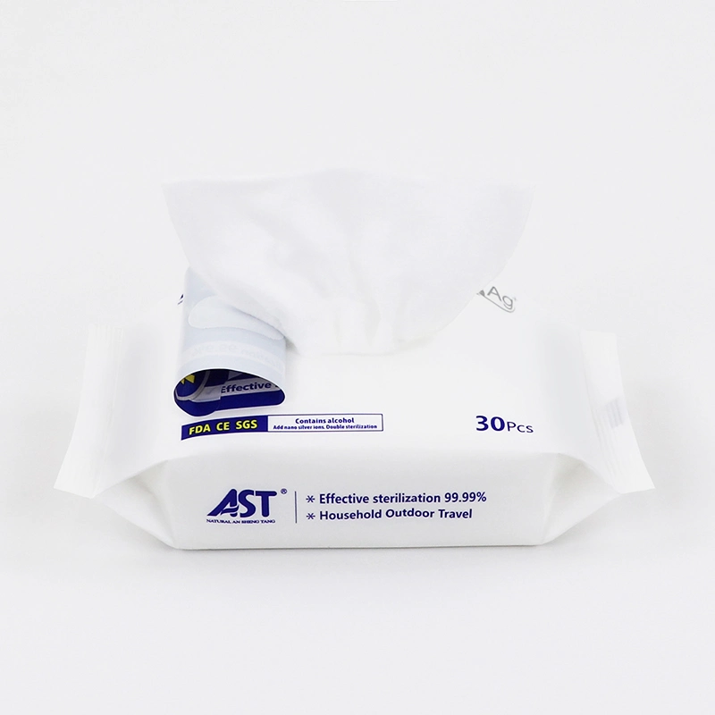 Wholesale Alcohol Antibacterial Wet Wipes Effective Sterilization 99.9% Disinfecting Wet Wipes Antiseptic Wipes