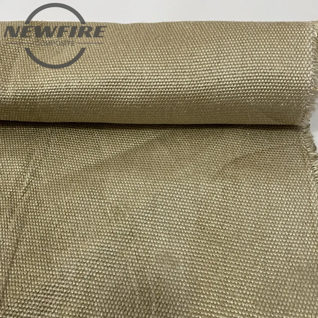 Vermiculite Coated Fiberglass Cloth for High Temperature Welding Protective Fireproof From China High Quality Vermiculite Coated Fiberglass Fabric