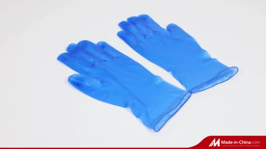 Robuster Einweg-Sicherheitsuntersuchungshandschuh aus Nitril-Latex und Vinyl mit strukturierter Diamant-Fingerhand, PSA En374-Untersuchungshandschuh aus Gummi für Schönheitssalons, Tätowierungen und allgemeine Zwecke