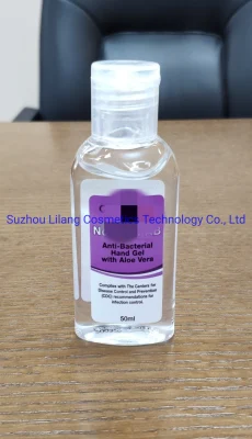 50 ml – Flasche und Verschluss zur Hand – Händedesinfektionsgel mit schneller Lieferung – tötet Bakterien zu 99,99 % und 75 % Alkohol ab